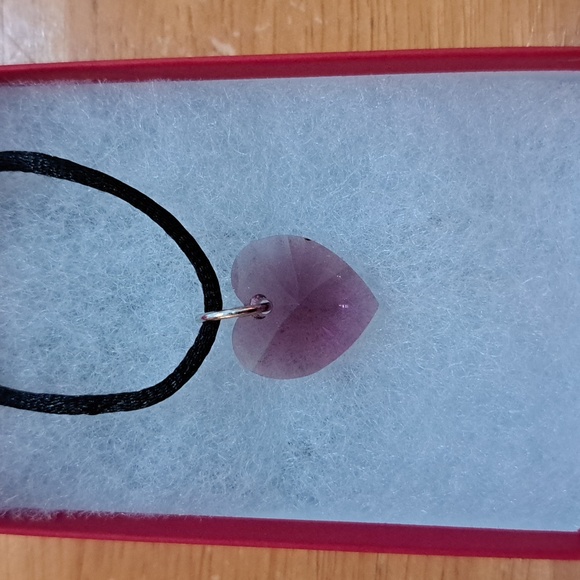 Jewelry - Evening Amethyst Crystal Heart Necklace